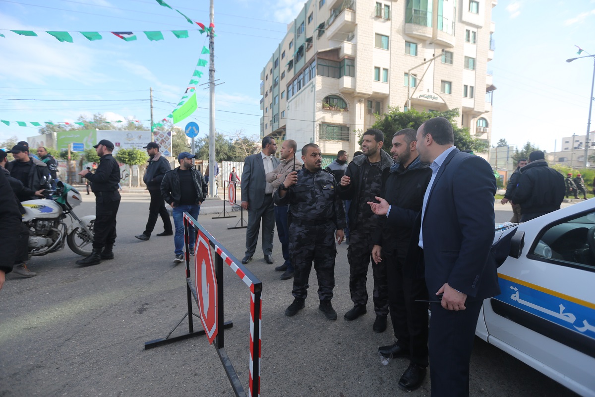 الداخلية تؤمن مهرجان انطلاقة حركة حماس