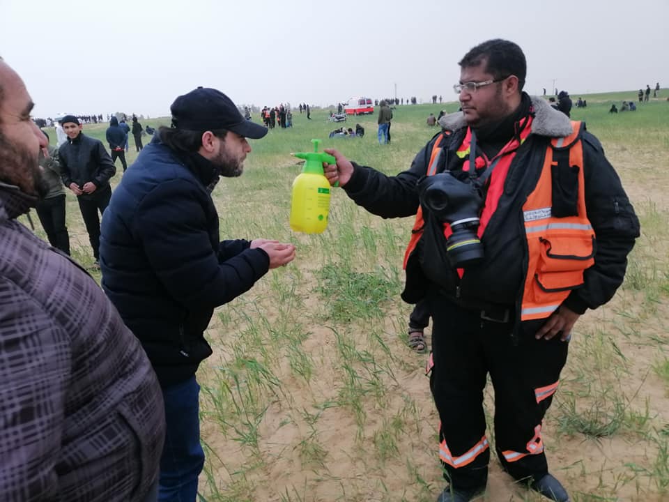 أجهزة الداخلية تُساند جماهير شعبنا المشاركة في مليونية الأرض والعودة