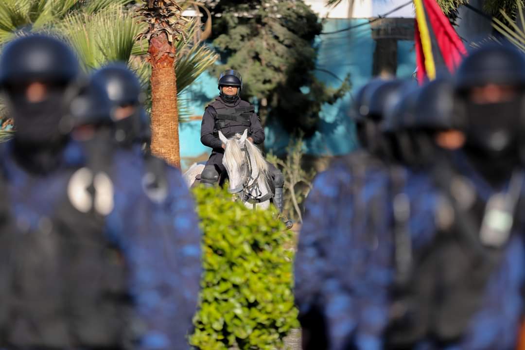 الشرطة تنظم طابور أركان لقواتها في ذكرى "الفرقان"