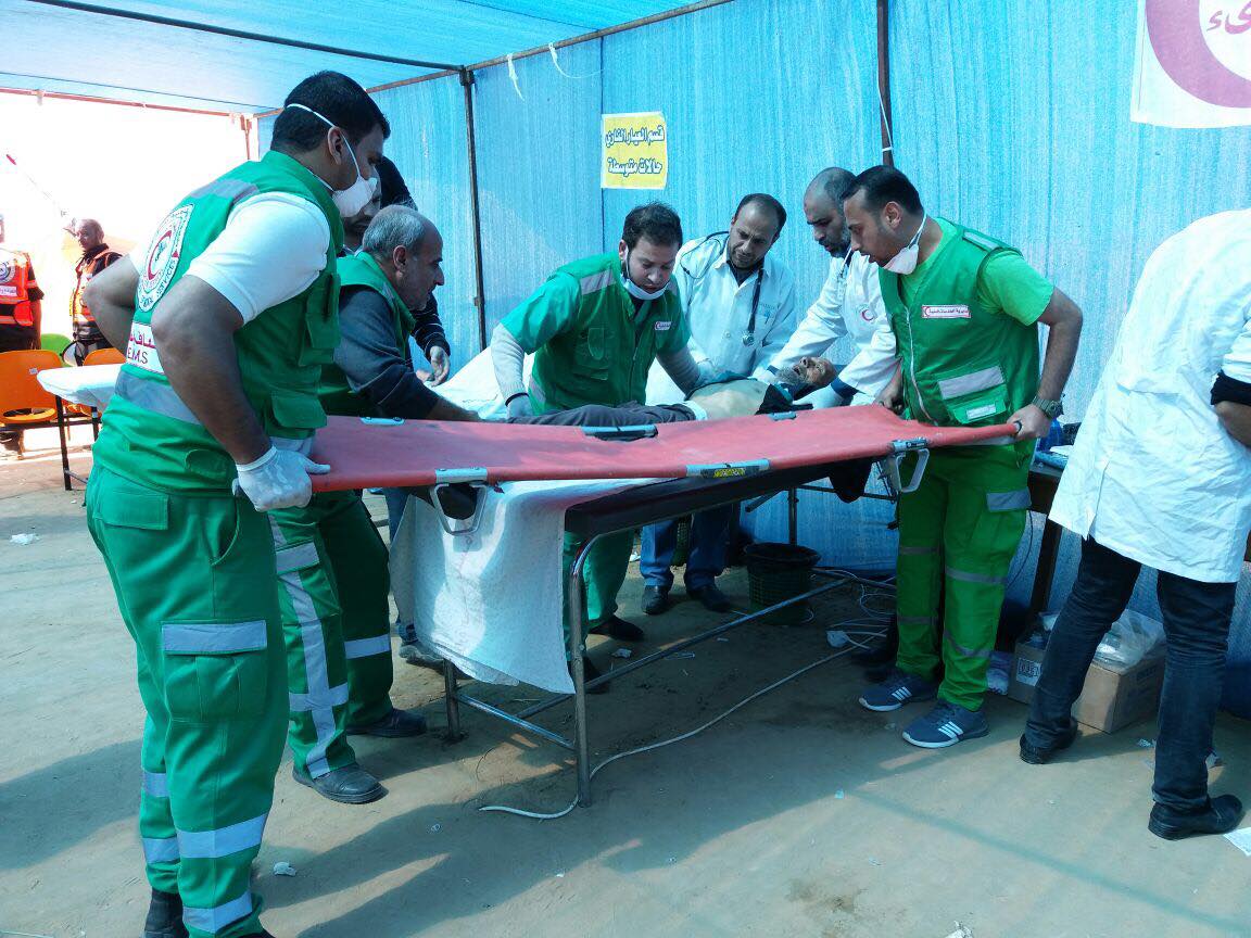 عمل الأجهزة الأمنية في الجمعة الثانية من فعاليات "مسيرات العودة"