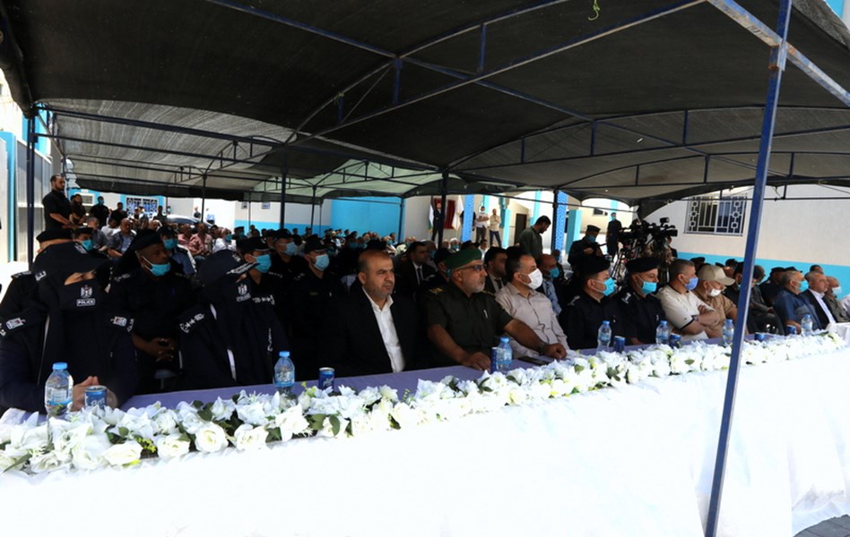 افتتاح المقر الجديد لمركز شرطة الشيخ رضوان بغزة