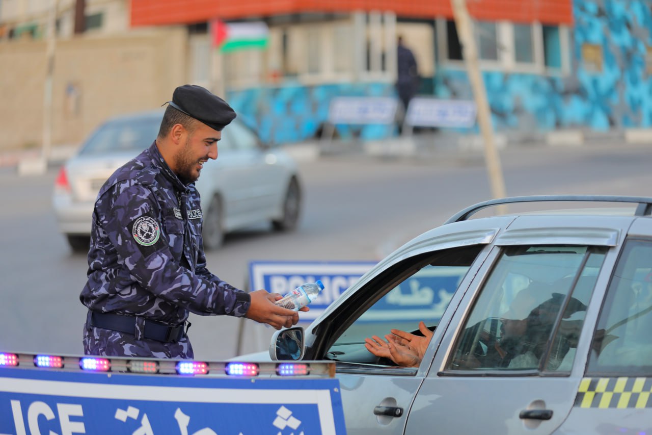 يوم عمل رمضاني لشرطة التدخل وحفظ النظام "نقطة السودانية" شمال غزة