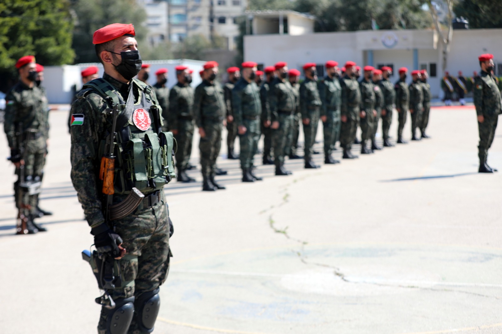 الشرطة العسكرية تنظم طابور أركان مركزي لمنتسبيها