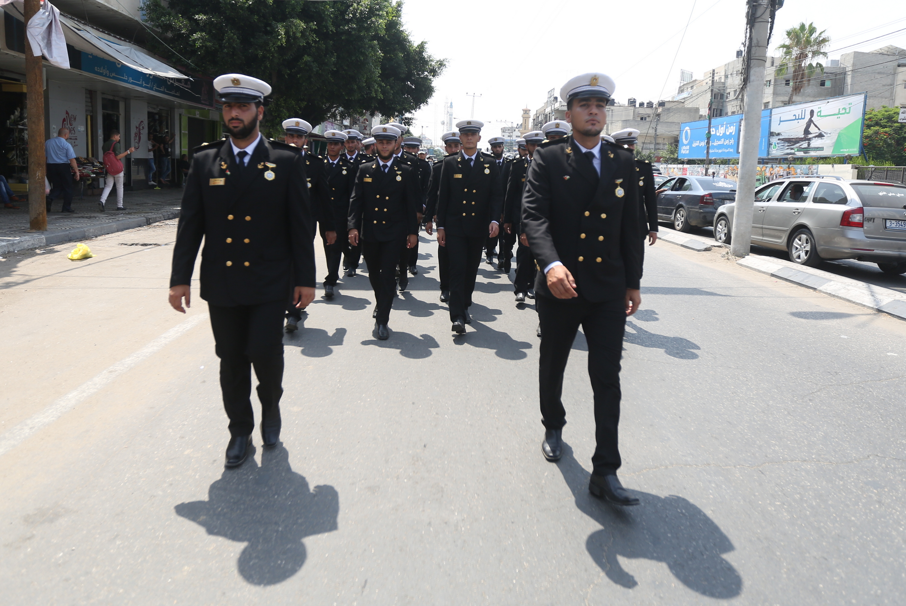 الداخلية تُنظم استعرضاً عسكرياً تضامناً مع المسجد الأقصى