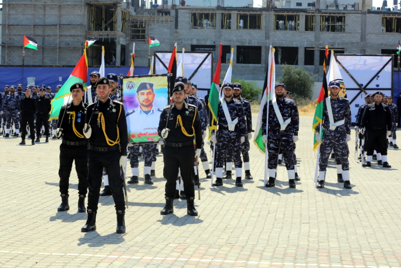 تخريج "دورة غزة سيف الأقصى" - ضباط وضباط صف بالشرطة 