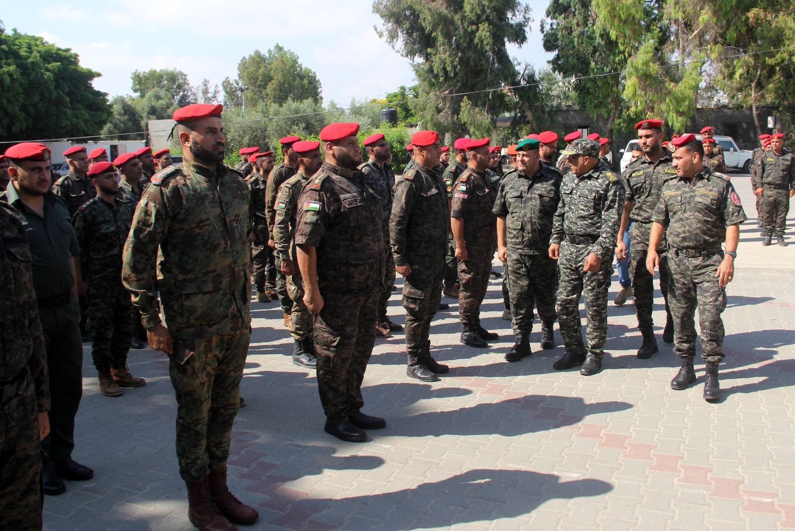 الشرطة العسكرية تُنظم طابوراً مركزياً