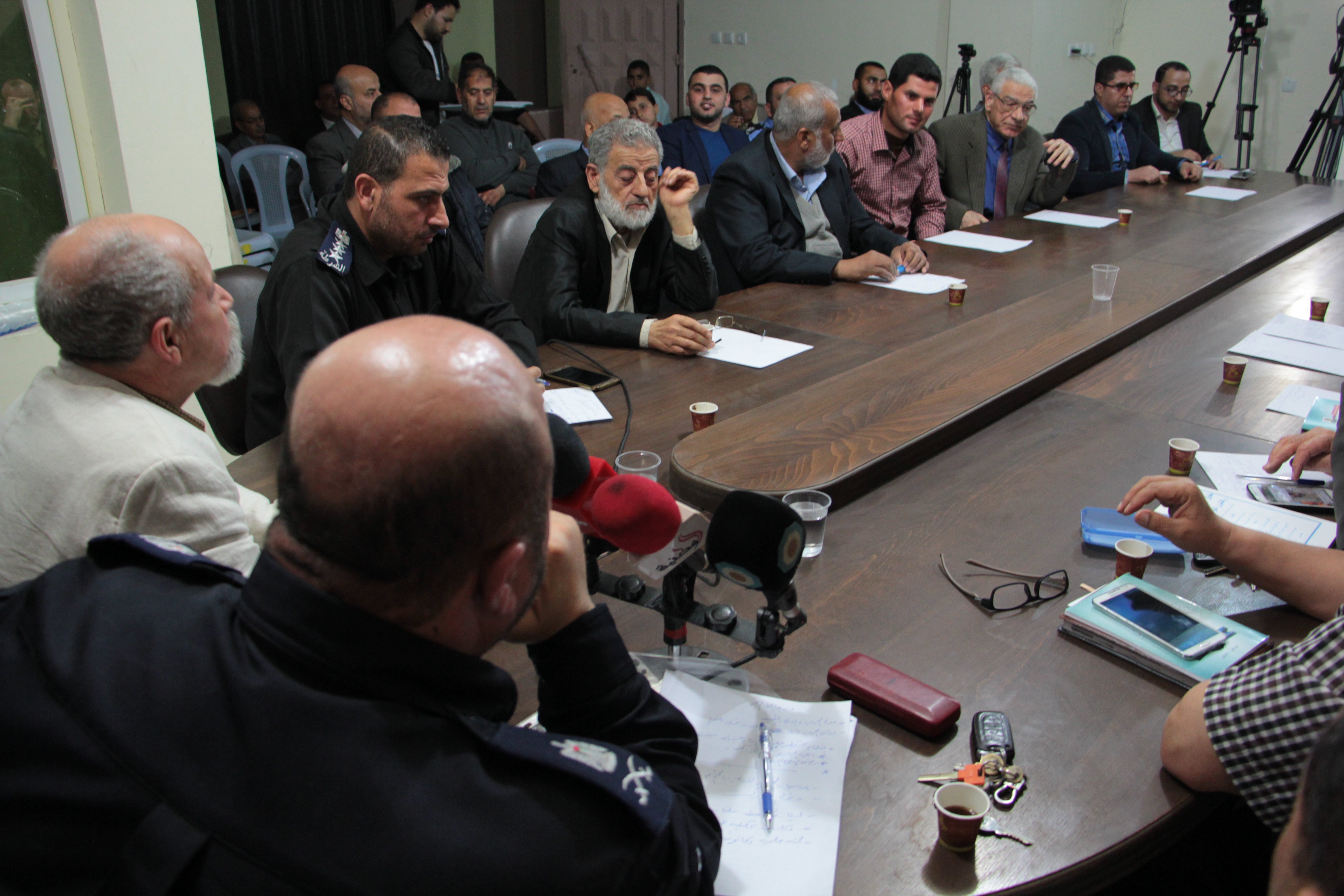 لقاء قائد الشرطة اللواء تيسير البطش مع جمعية أساتذة الجامعات