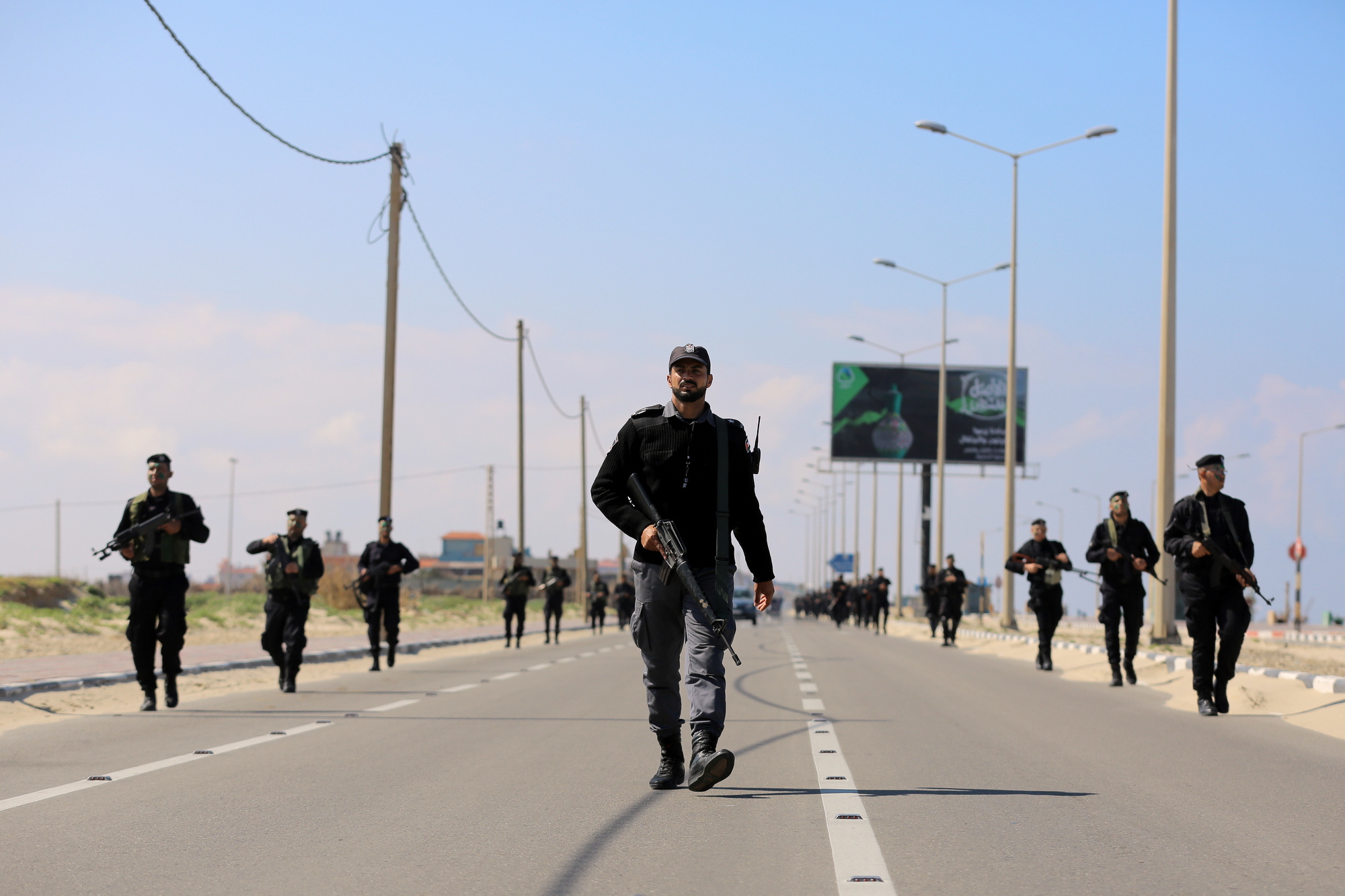 مسير عسكري لسرية الخاصة والمستجدين بمديرية التدريب