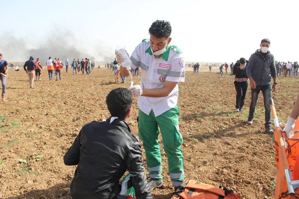 عمل الأجهزة الأمنية في الجمعة الثانية من فعاليات "مسيرات العودة"