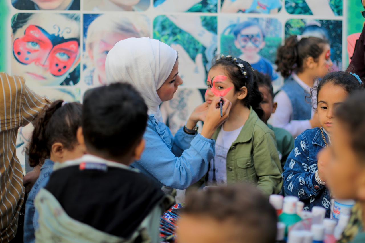 أجواء احتفال المواطنين بعيد الفطر السعيد في عدد من المناطق بقطاع غزة 2023