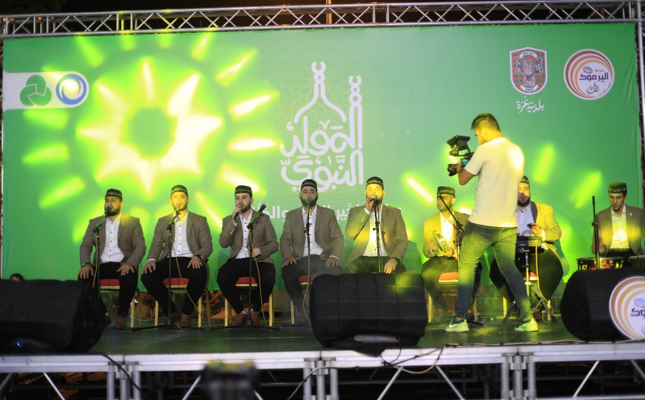 أجواء الاحتفال بذكرى المولد النبوي الشريف بمدينة غزة