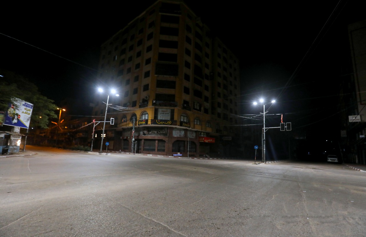 سريان الإغلاق الشامل وحظر التجوال في قطاع غزة  