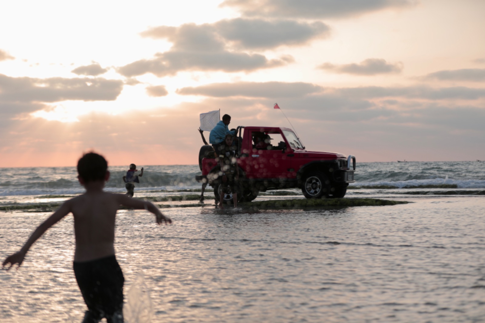 أجواء الصيف في غزة 