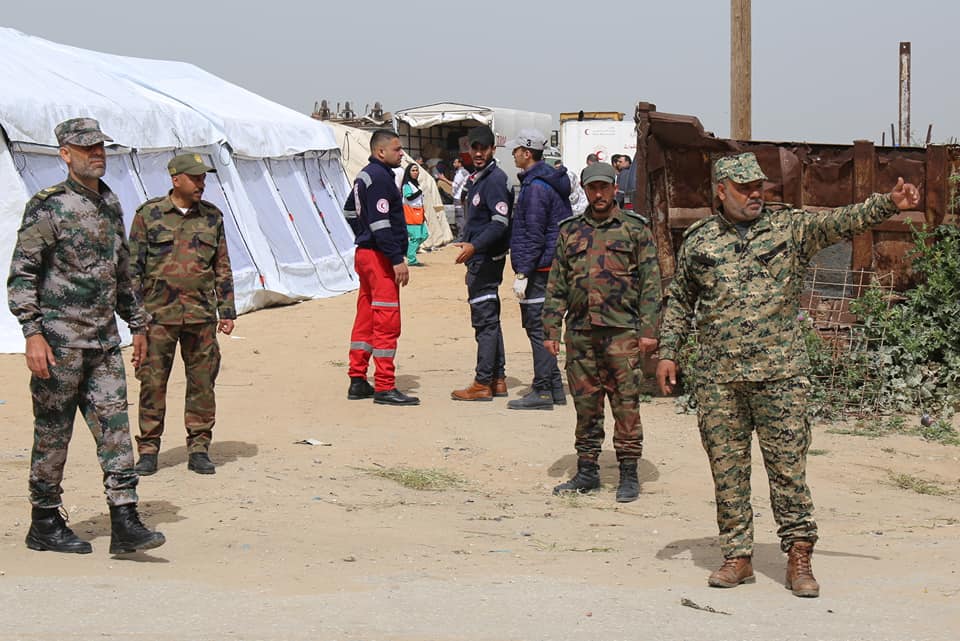 أجهزة الداخلية تُساند جماهير شعبنا المشاركة في مليونية الأرض والعودة