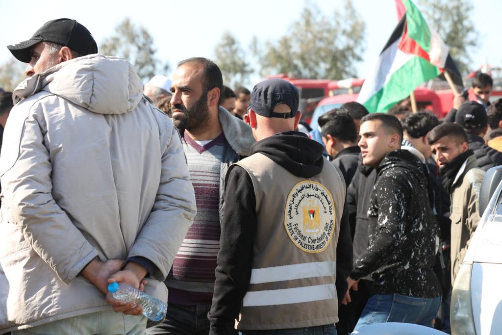 أجهزة "الداخلية" تؤمن فعالية "يوم الأرض" شرق غزة