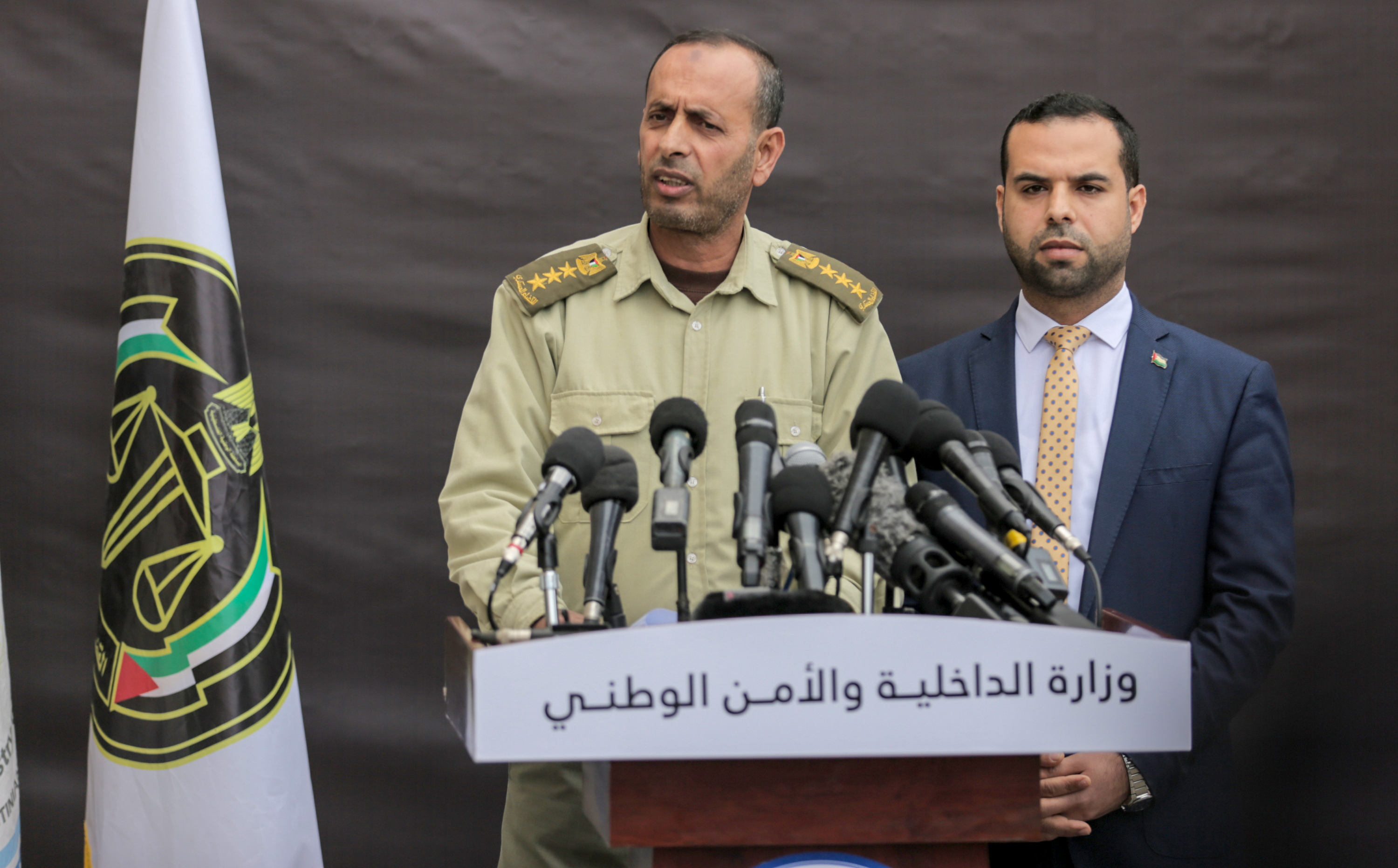 مؤتمر القضاء العسكري بشان إصدار أحكام ضد متخابرين