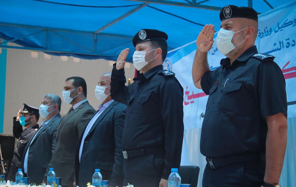 افتتاح المقر الجديد لمركز شرطة الشيخ رضوان بغزة