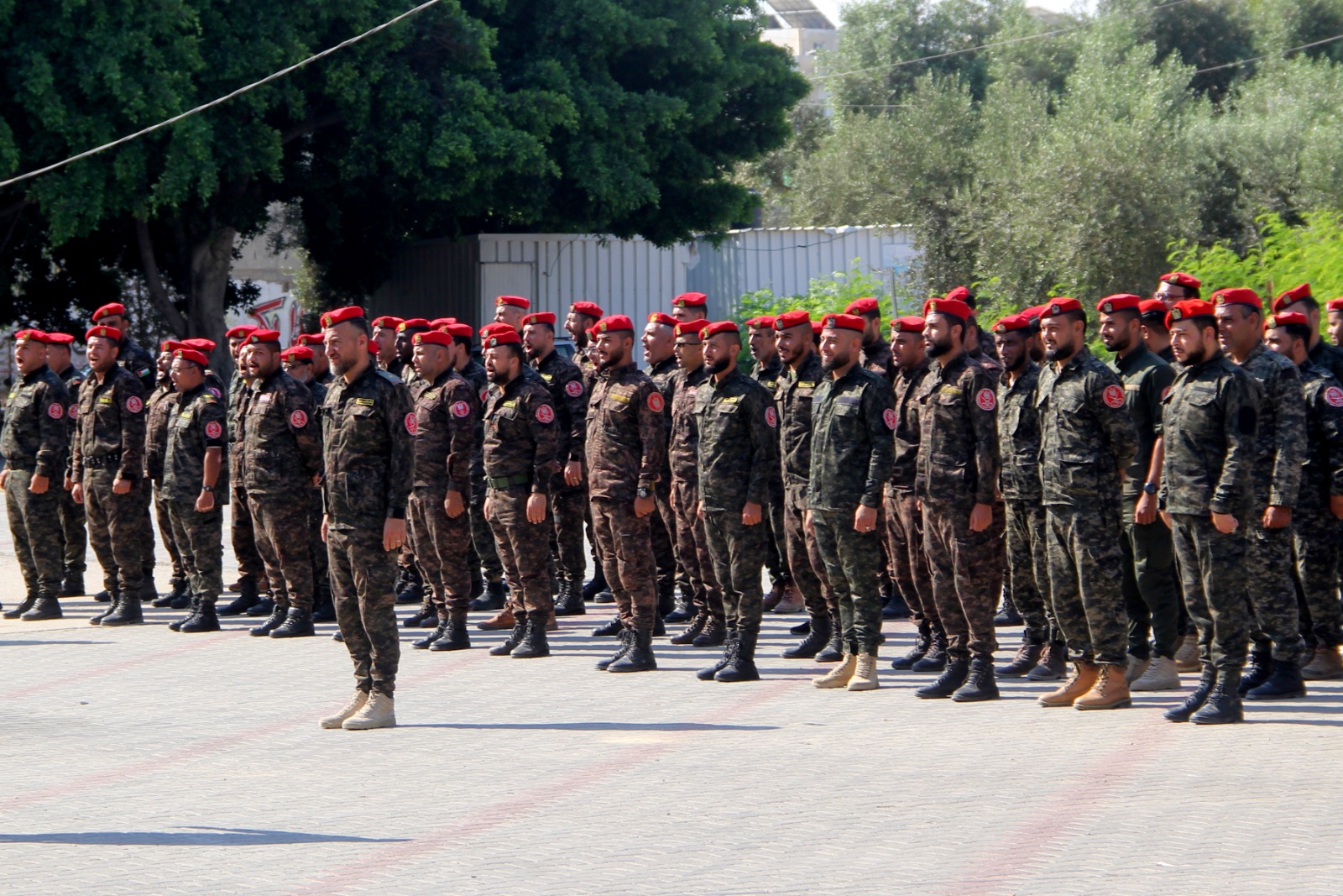 الشرطة العسكرية تُنظم طابوراً مركزياً