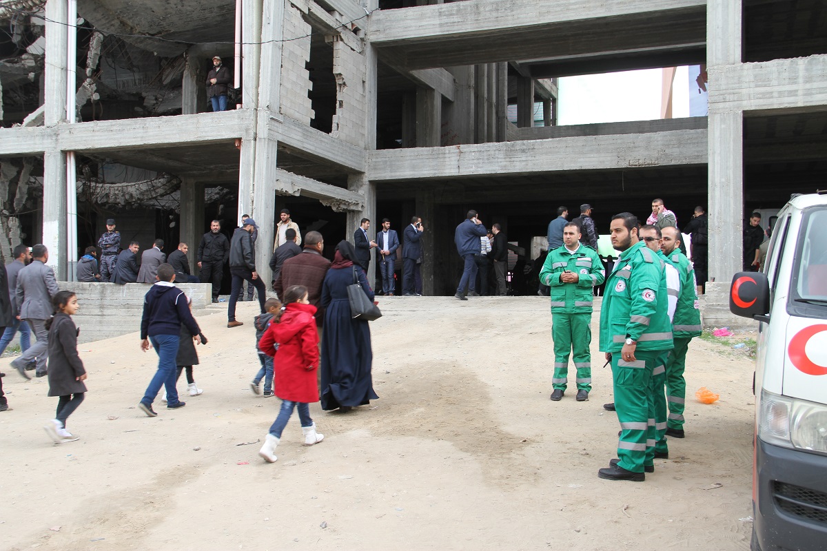 الداخلية تؤمن مهرجان انطلاقة حركة حماس