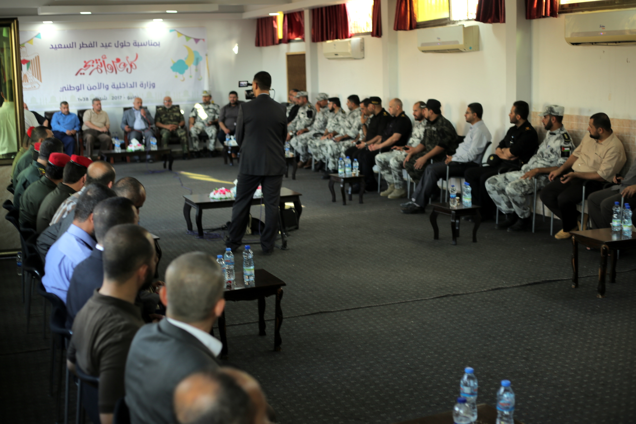 قيادة الداخلية تستقبل معايدة الأجهزة الأمنية والإدارات المركزية