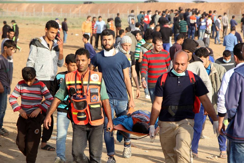 عمل الأجهزة الأمنية في الجمعة الثانية من فعاليات "مسيرات العودة"