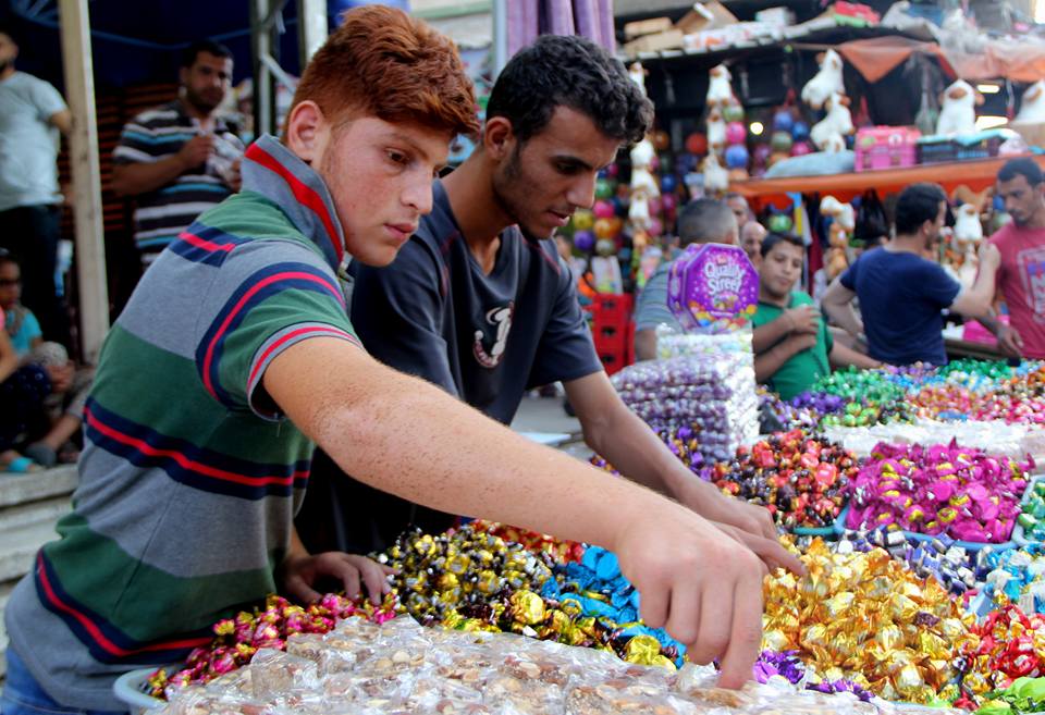  أجواء استقبال المواطنين في غزةلعيد الأضحى المبارك